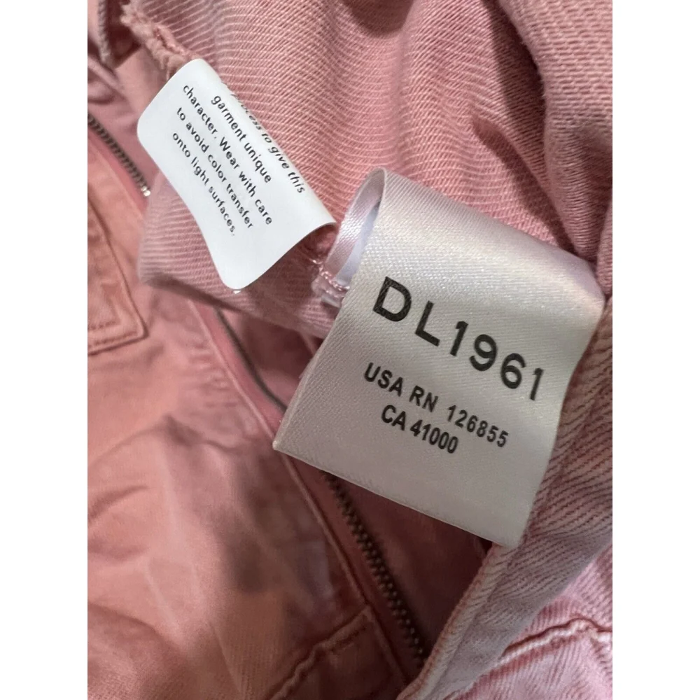 DL1961 Premium Denim Hannah SS‎ Romper Burnt Coral Size M